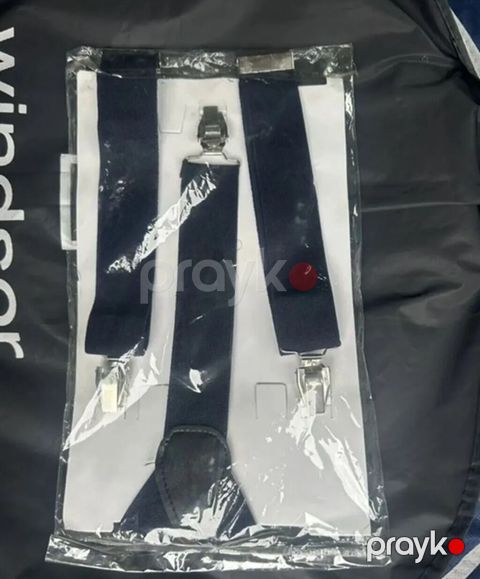 Kişi üçün tünd göy rəngli asqılıq (suspenders) - Model: Y-formalı — Bakı