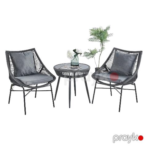 Bağ üçün mebel dəsti HomeDepot 1+2, boz — Bakı
