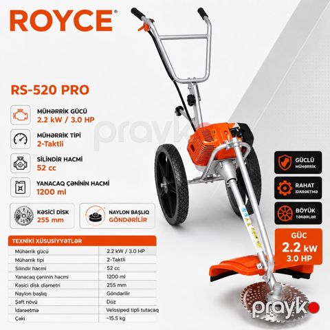 Benzinli trimmer Royce RS-520 Pro — Bakı