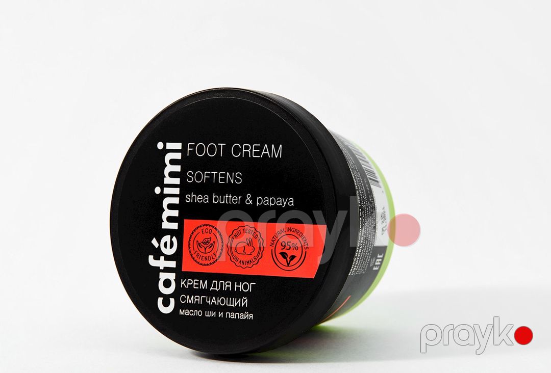 Ayaq kremi Cafe Mimi Yumşaldıcı Şi yağı və papaya 110 ml — Mallar, Bakı (2)