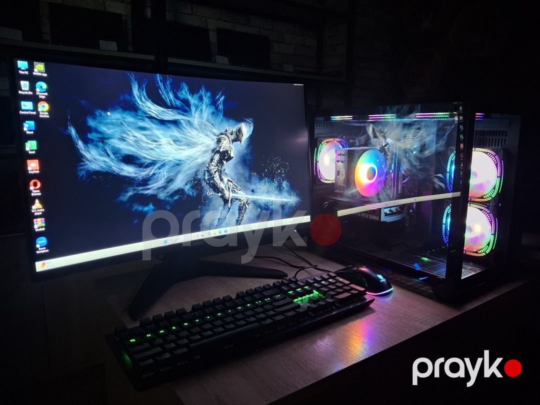 Gaming PC Keys i5 12400F Rtx5060 8gb 27Msi 280hz — Masaüstü kompüterlər, Bakı (6)