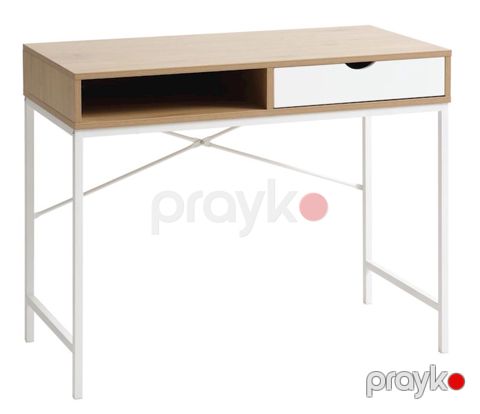 Yazı masası Jysk Trappedal 48x95x76 sm, bej/ağ — Bakı