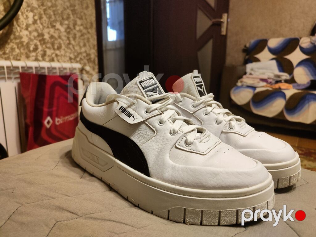 Puma kişi idman ayaqqabısı – ağ/qara 2 Ay geynilib yaz ayları — Krossovkalar, Digah (3)