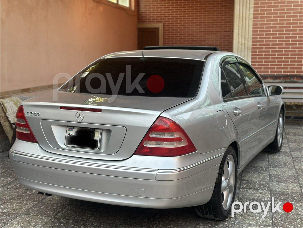 Mercedes C 240, 2.6 L, 2002 il, 200 000 km — Avtomobillər, Bakı (8)