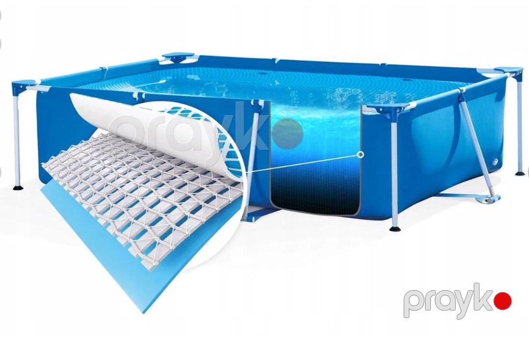 Karkaslı hovuz İntex Rectangular Frame H28270NP, göy, 220x150x60 sm, 1662 l — Hovuzlar, Bakı (2)