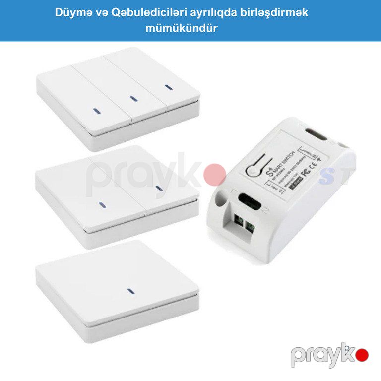 433MHz naqilsiz elektrik açarı — Ağıllı ev və təhlükəsizlik, Bakı (9)