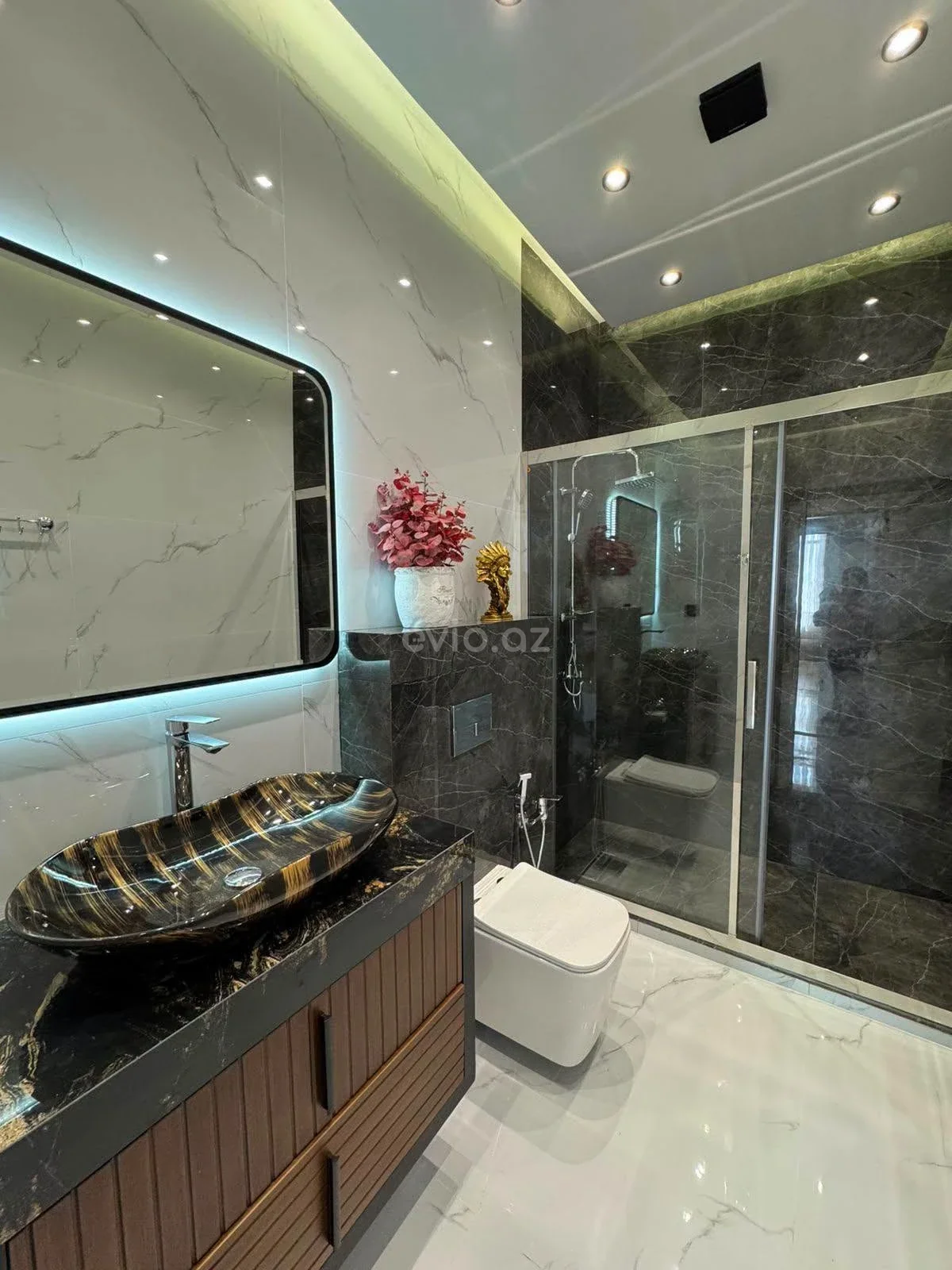 4 otaqlı villa satılır Mərdəkan qəsəbəsində — Ev, villa, Bakı (12)