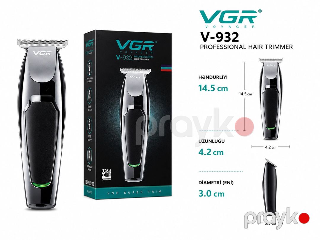 Trimmer VGR V-9321, 2200W — Mallar, Bakı (2)
