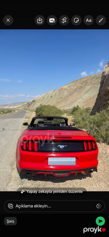 Ford Mustang, 2.3 L, 2017 il, 190 000 km — Avtomobillər, Bakı (5)