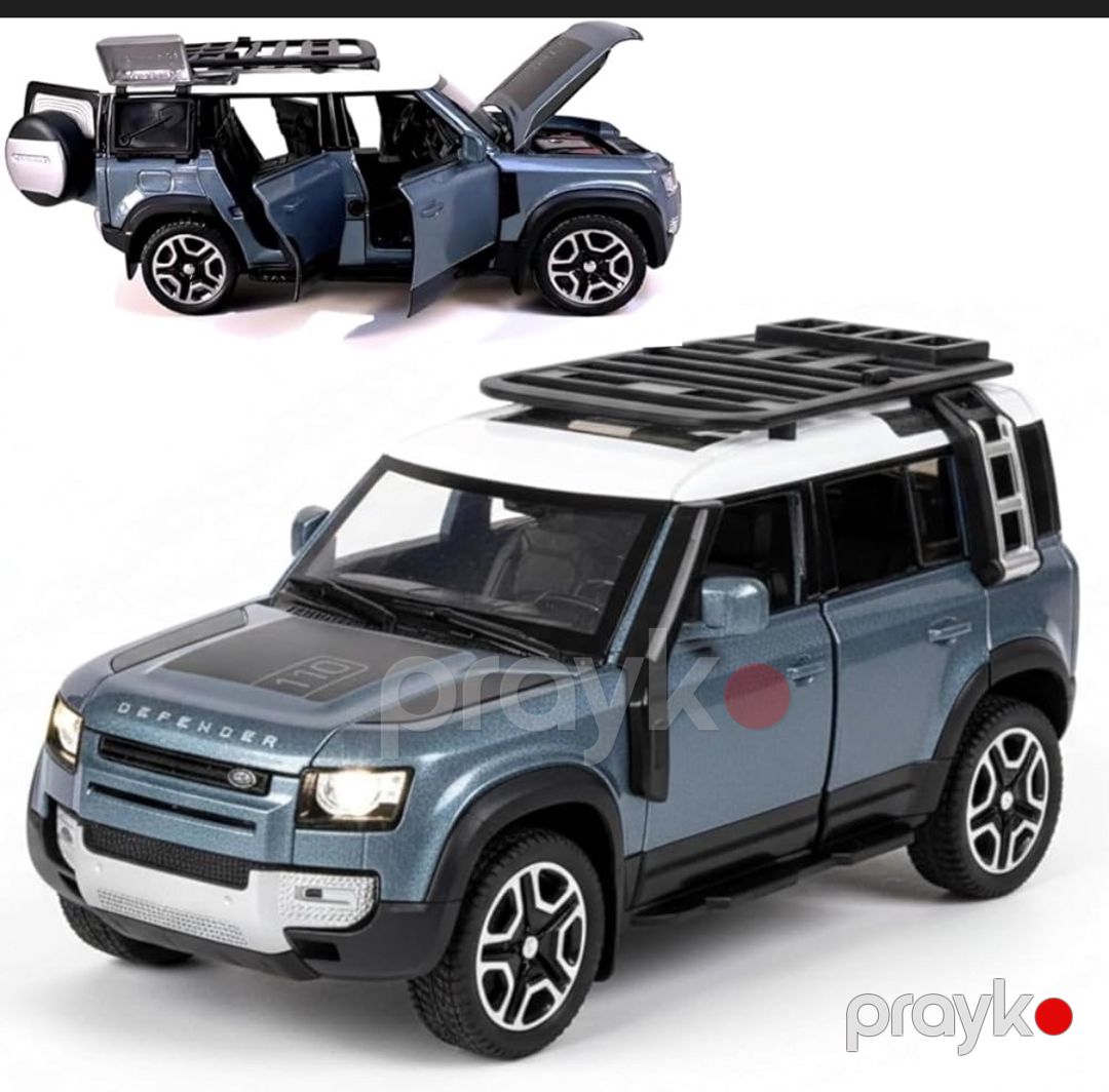 Maşın Land Rover Defender 110 1:24 00172, göy — Mallar, Bakı (2)