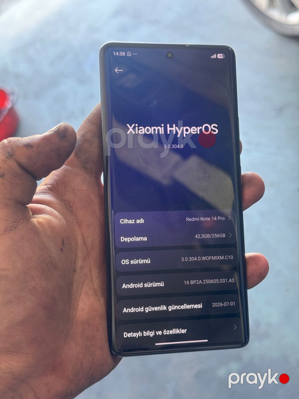 Redmi Note 14 Pro, 256 GB, rəng - Qara, Sensor, Barmaq izi, İki sim kartlı — Xiaomi, Bakı (3)