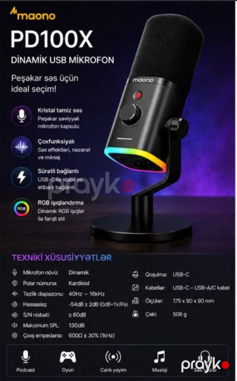 Maono PD-100x — Bakı