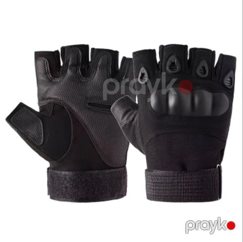 Moto əlcəklər uniseks, süni dəri, qara, ölçü One size — Bakı