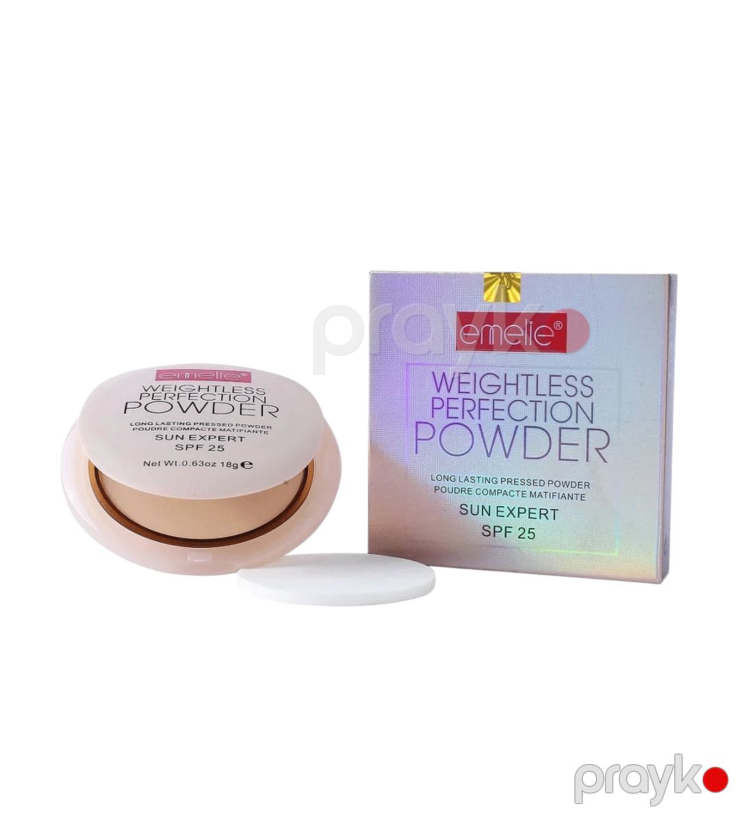 Kompakt kirşan Emelie Weightless Perfection SPF25 Ivory 18 q — Mallar, Bakı