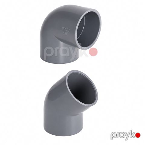 Pimtaş Upvc dirsəklər 45° və 90° – 90–225 mm — Bakı