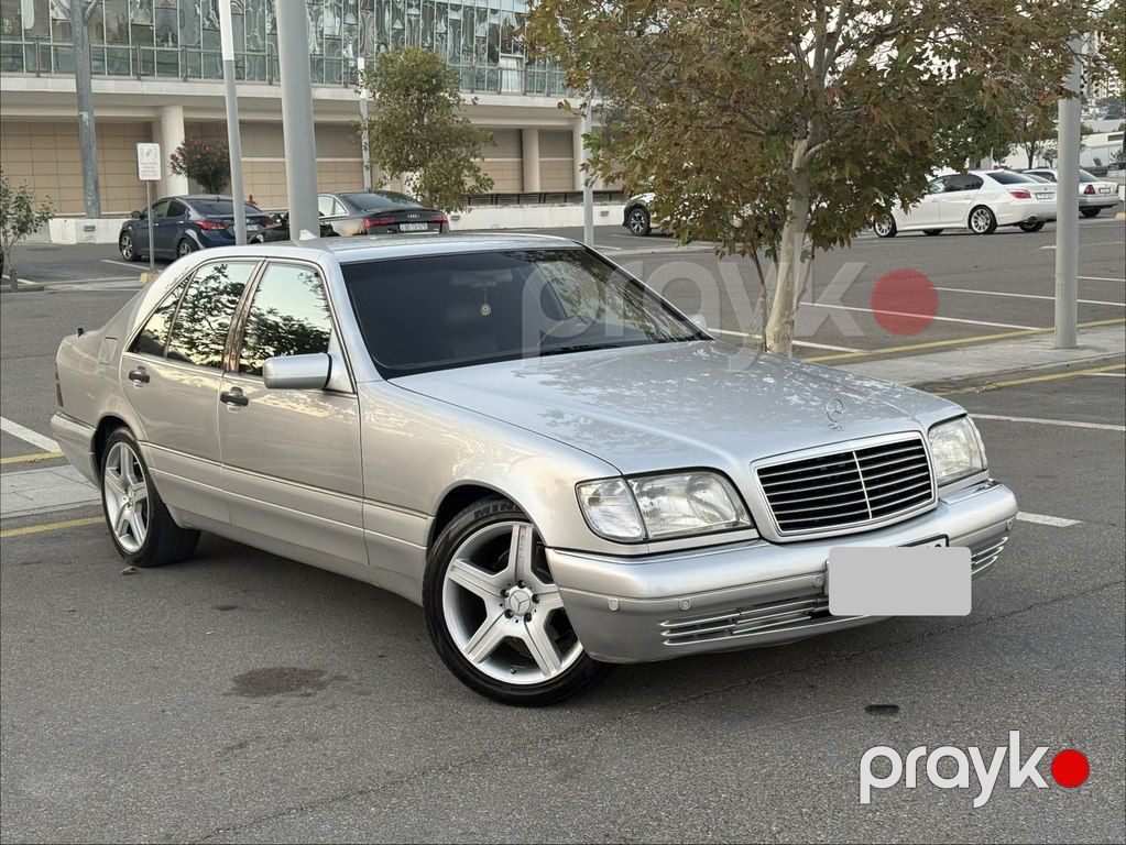 Mercedes S 320, 3.2 L, 1997 il, 424 000 km — Avtomobillər, Bakı (8)