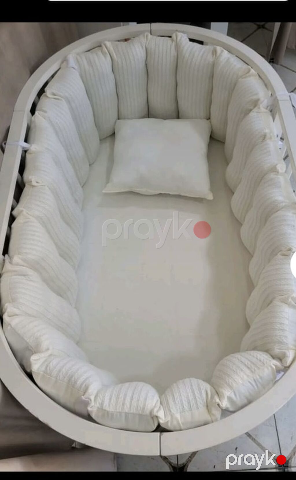 Yeni Uşaq beşiyi 350₼ alınıb İstifadə olunmayıb İçinə bütün — Bəşikləri, Bakı (3)