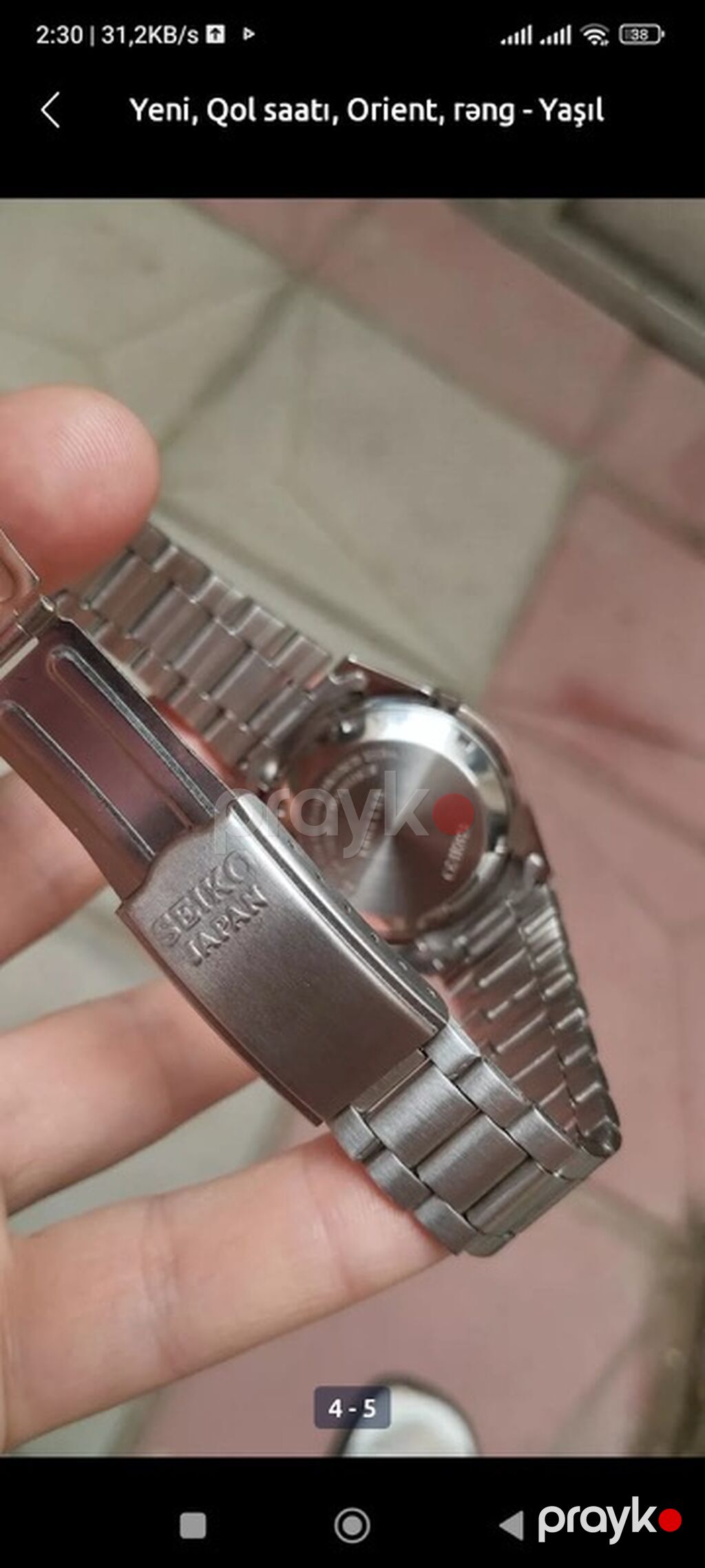 Seiko 5 avtomatik qol saatı - Kalibr: Automatic, 21 jewels — Qol saatları, Bakı (5)