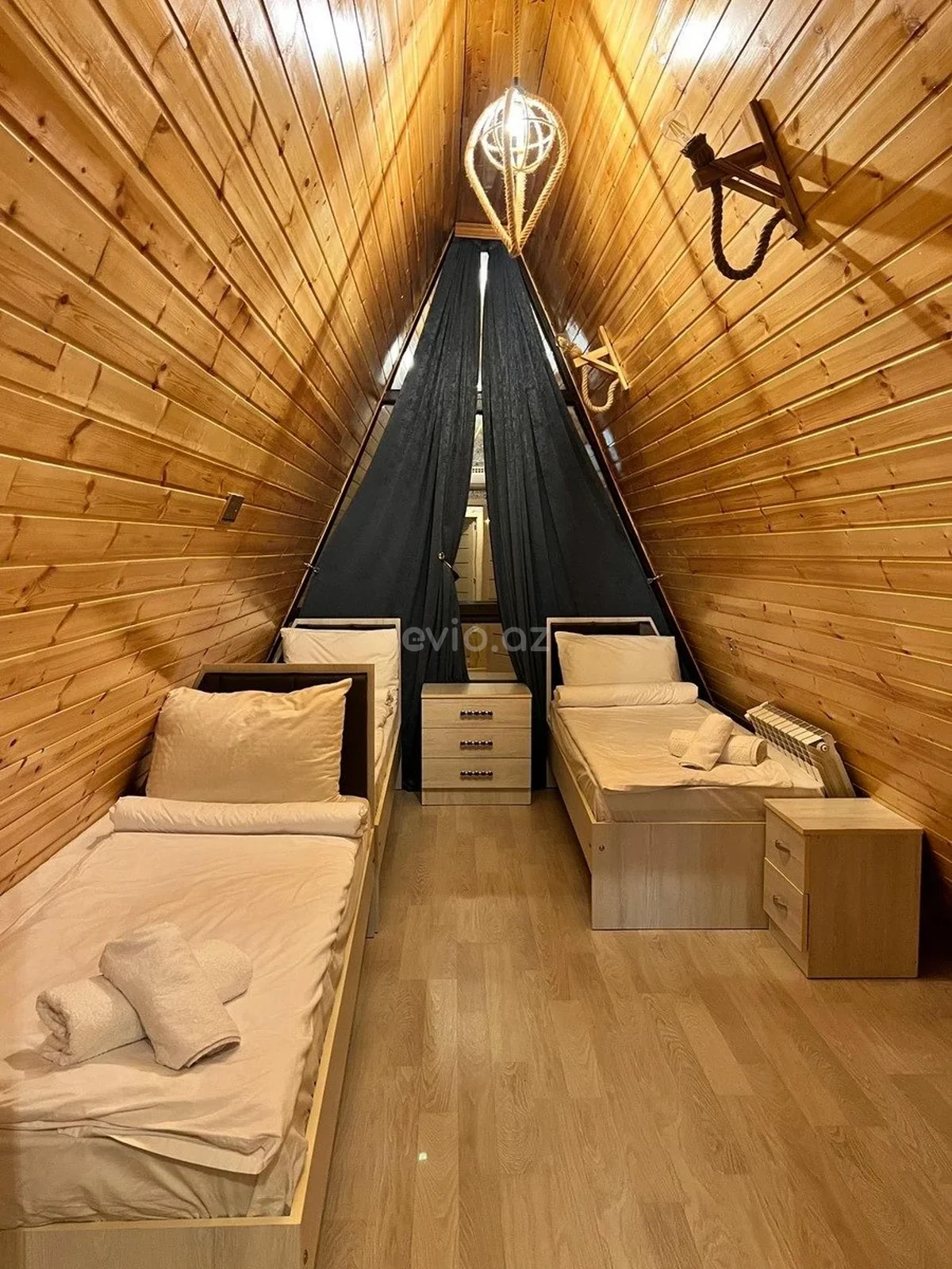 Kirayə 5 otaqlı A-frame Qəbələdə — Ev, villa, Qəbələ (5)