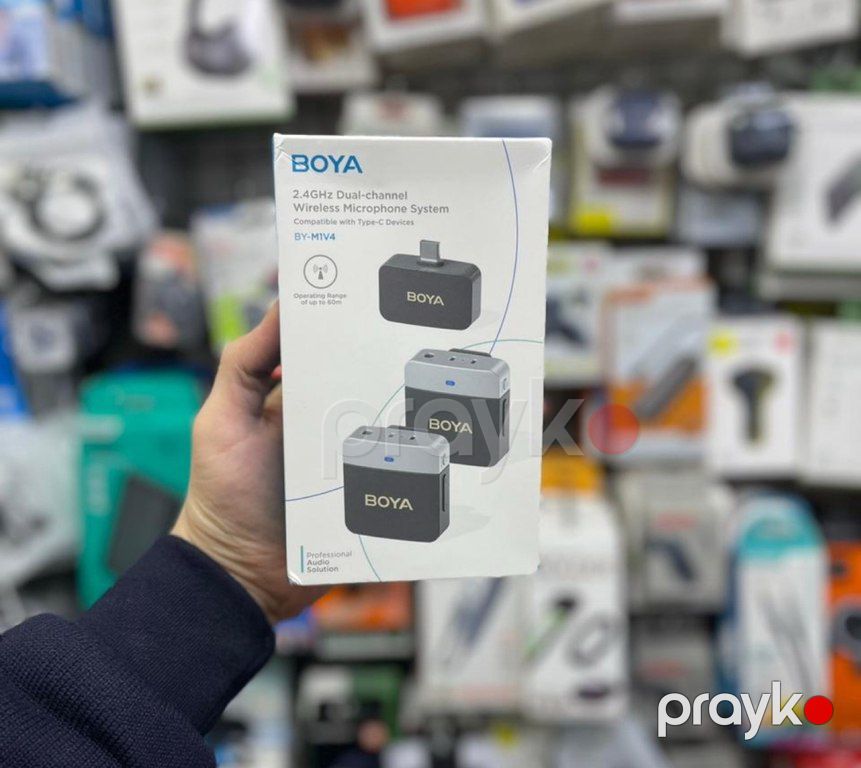 Boya ”M1V4” yaxa mikrofonu — Səs texnikası, Bakı (2)