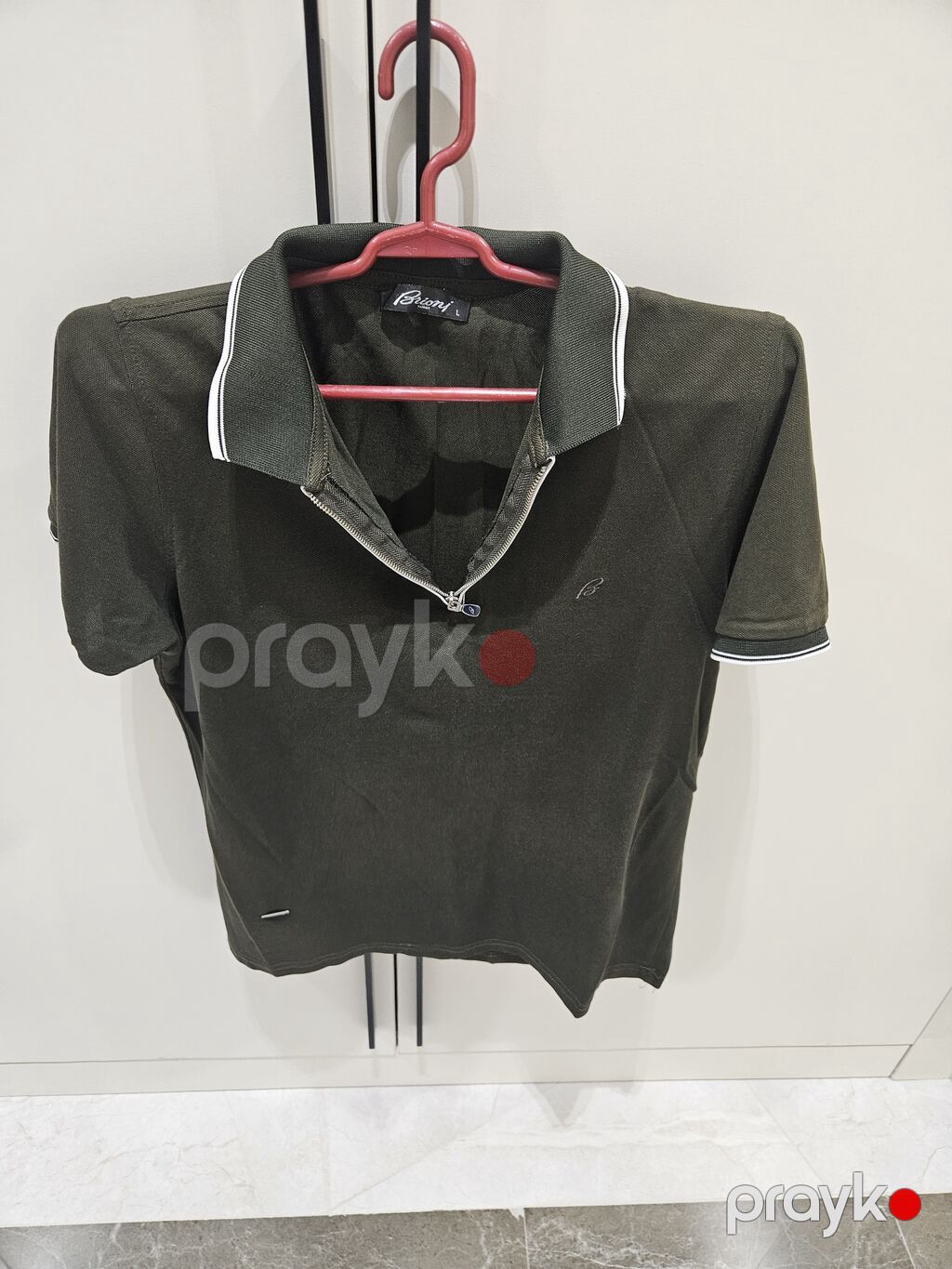 Polo köynək, Versace, M, rəng - Boz — Futbolka və polo, Bakı (3)