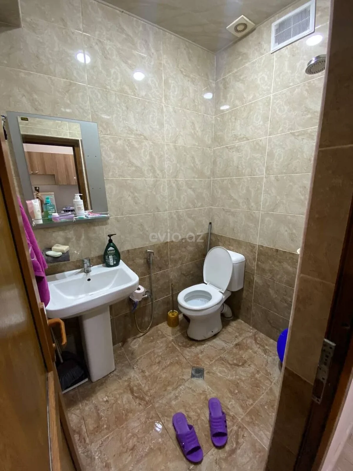 Kirayə 2 otaqlı həyət evi Yasamal qəsəbəsində — Ev, villa, Bakı (5)