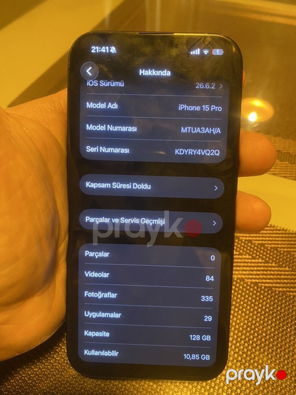 IPhone 15 Pro, 128 GB, Qara, Face ID — Apple iPhone, Sumqayıt (7)