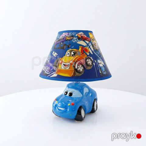 Uşaq gecə lampası Cars, keramika, mavi — Bakı
