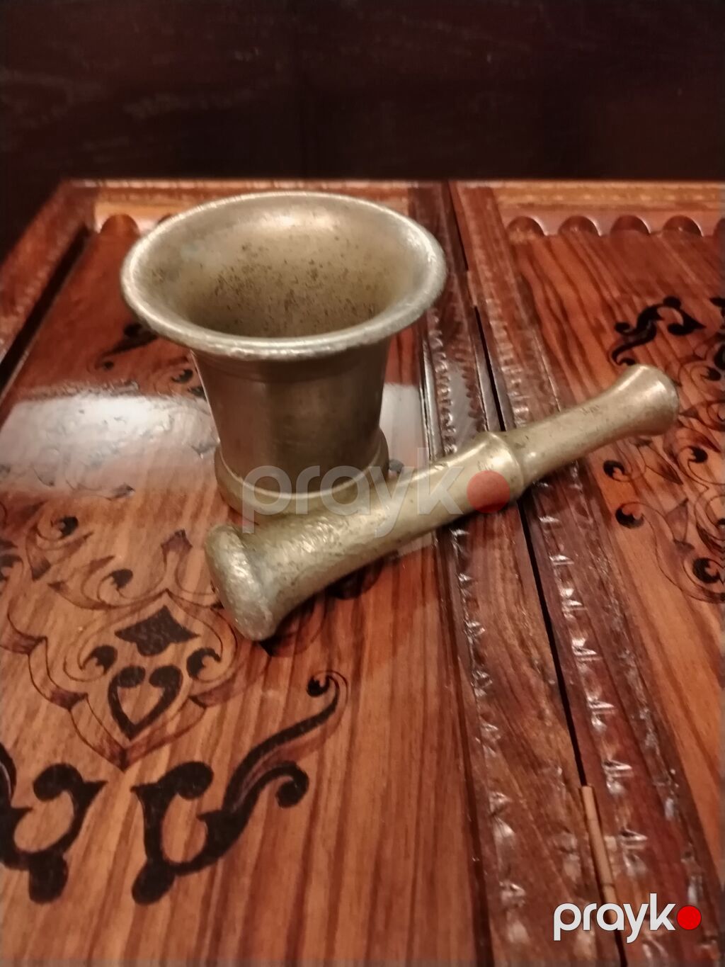 Misin və ya bürüncdən hazırlanmış əl dəsti – həvəng dəstə. Çəkisi — Süfrə qabı, Bakı (4)