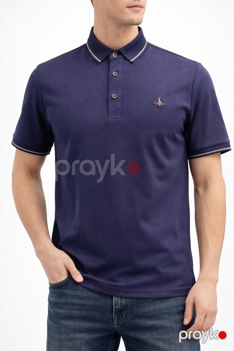 Kişilər üçün polo ST248, tünd göy, akril, ölçü L — Bakı