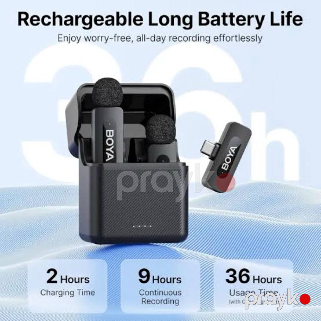 "Boya V30" yaxa mikrofonu — Səs texnikası, Bakı (2)