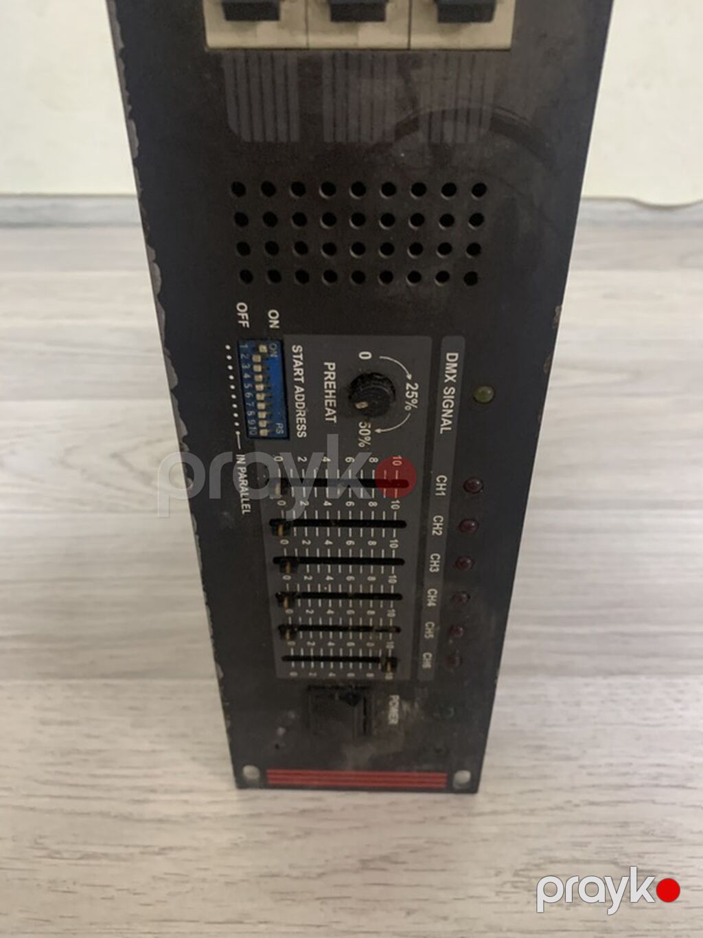 Proel Lighting PLDM6K – 6 kanallı DMX/Analog dimmer rack modulu — Studiya və konsert üçün, Masazır (2)