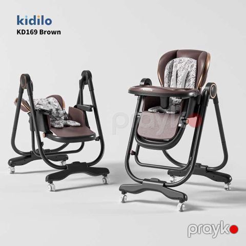 Uşaq yedizdirmə oturacağı Kidilo KD169 Qəhvəyi — Bakı