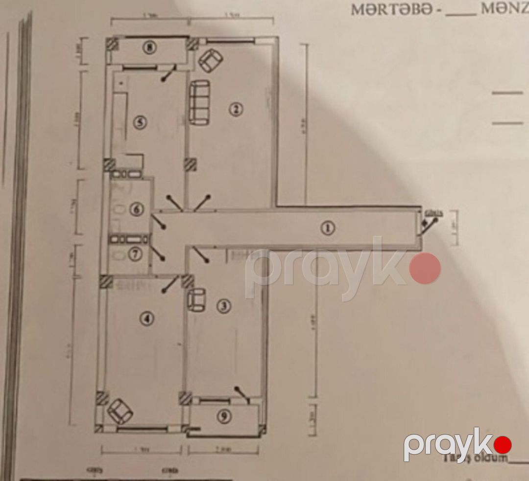 Satılır 3 otaqlı yeni tikili 108 m² — Mənzil, Bakı (4)