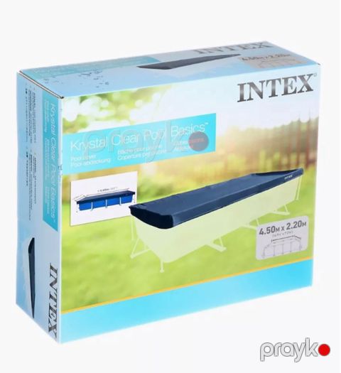 Çərçivəli hovuz üçün tent Intex X28225588039, göy, 4.5 x 2.2 m — Bakı
