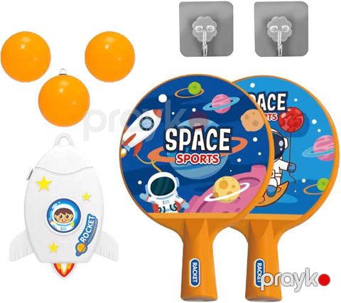 Stolüstü tennis üçün dəst badminton 003, plastik, göy/sarı — Bakı