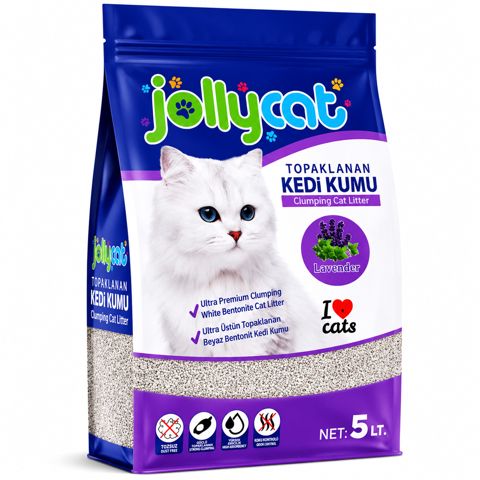 Pişik tualeti üçün doldurucu Jollycat Lavender, 5 l — Bakı