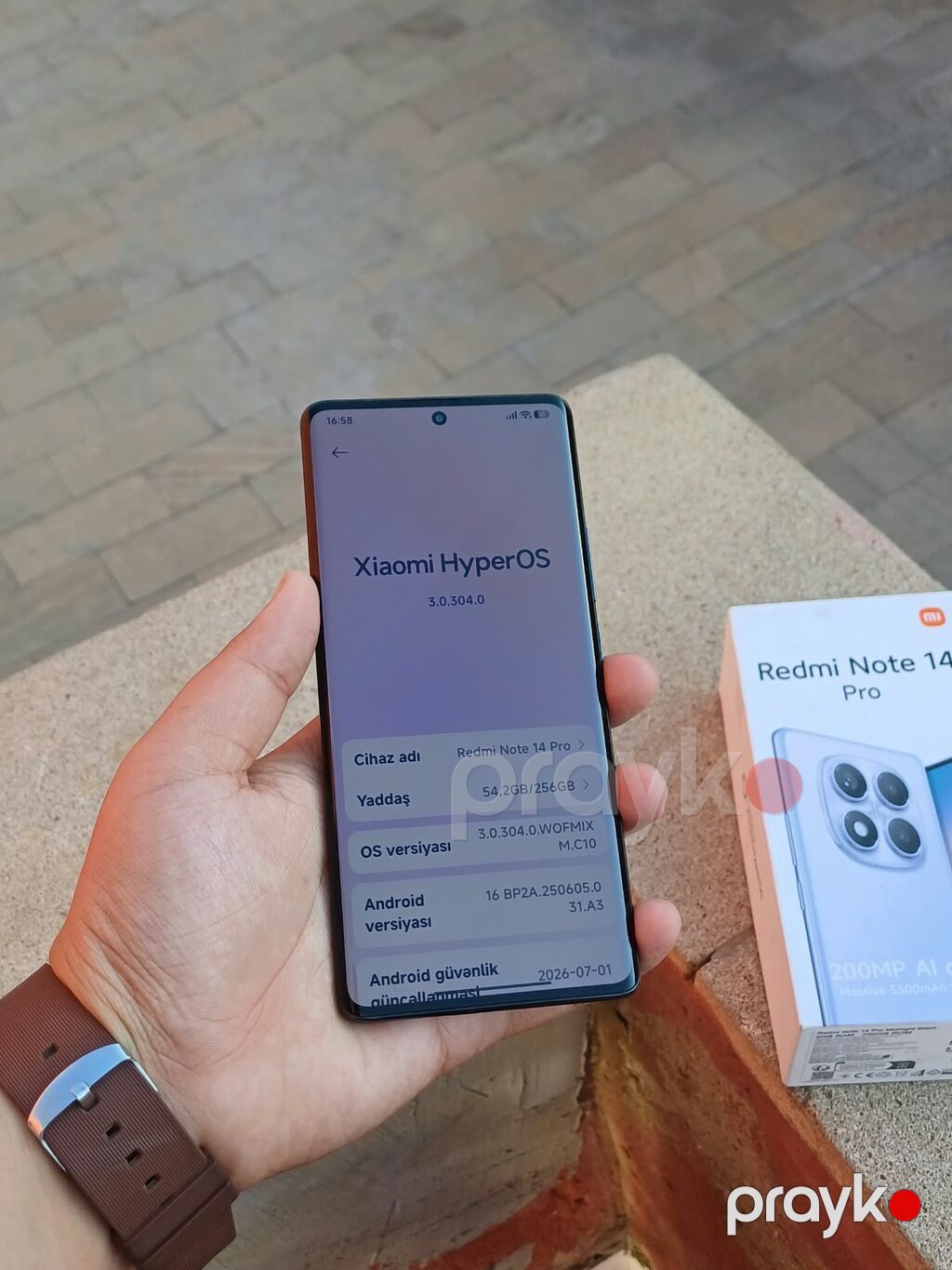 Redmi Note 14 Pro, 256 GB, rəng - Qara, Zəmanət, Barmaq izi, Simsiz şarj — Xiaomi, Bakı (6)