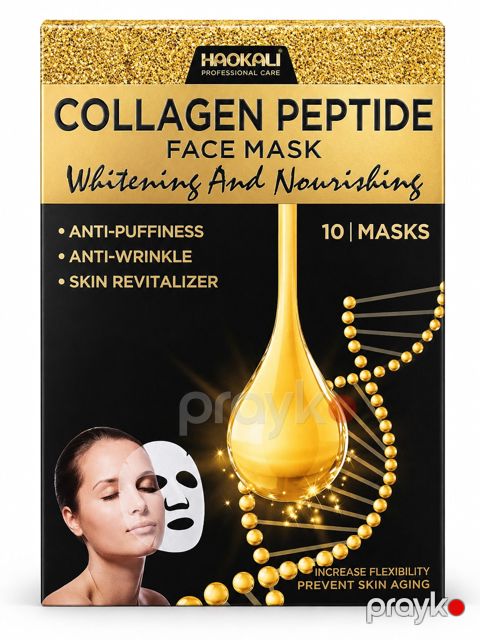Parça maska dəsti Haokali Collagen Peptide, 10 əd — Bakı