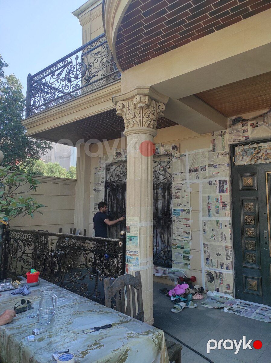 Darvaza qapı və məhəccərlər rənglənməsi və bərpası — Təmir və inşaat, Bakı (9)