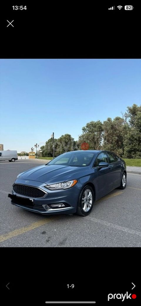 Ford Fusion sedan - Kuzov: 4 qapılı sedan, mavi rəng - Mühərrik — Bakı
