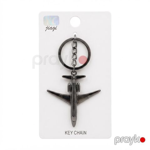Brelok, paslanmayan polad, qara, 80 mm — Bakı