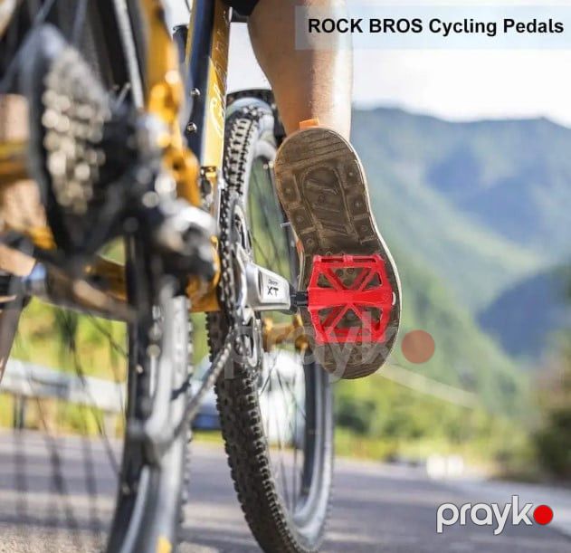 Velosiped üçün pedal Bikesport 72, alüminium, sürüşməyə qarşı davamlı, göy — Mallar, Bakı (2)