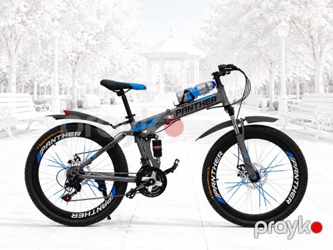 Şəhər velosipedi Panther, 26", boz/göy — Bakı