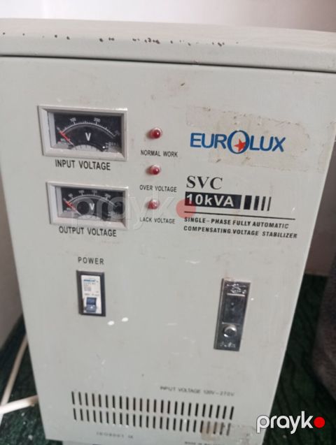 Eurolux SVC 10 kVA – təkfazalı, tam avtomatik kompensasiyaedici — Bakı