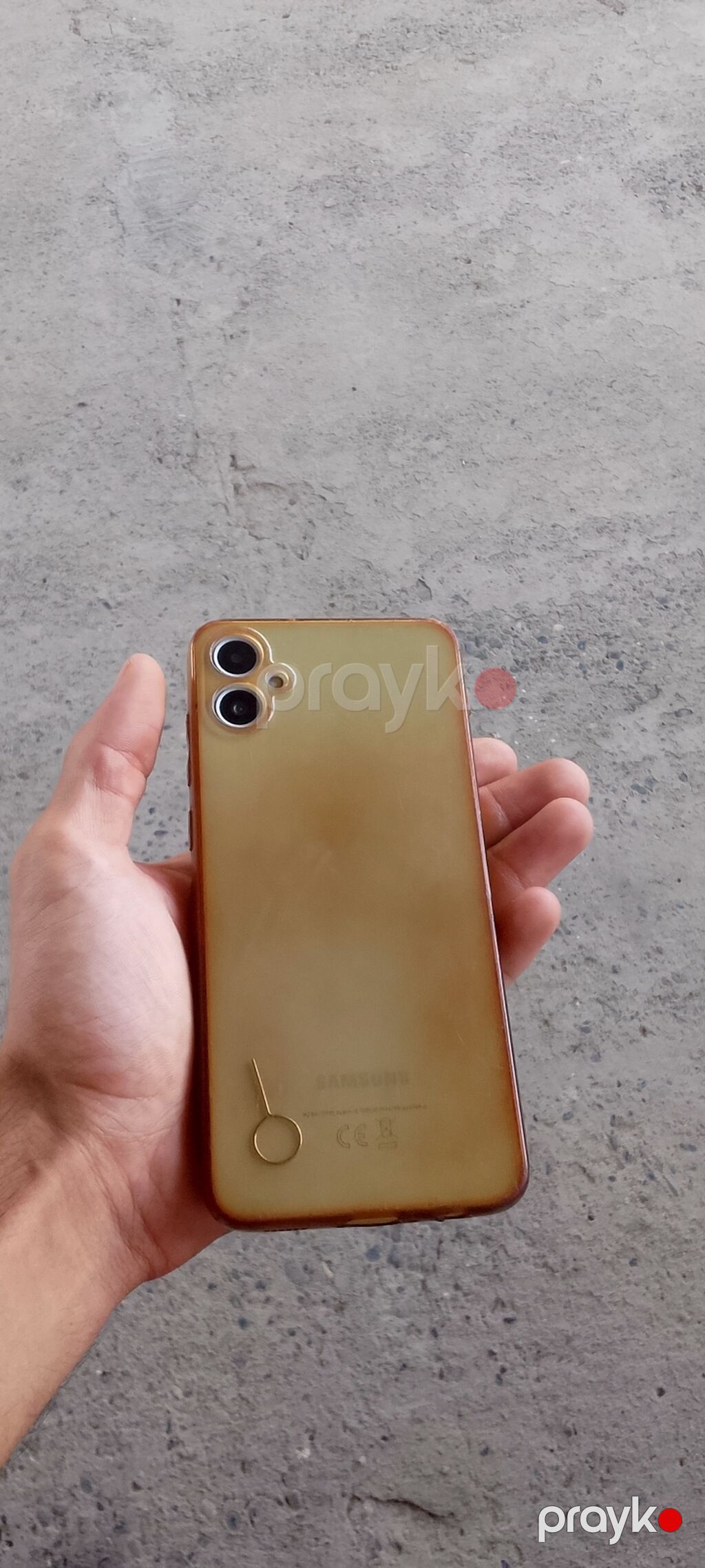 Samsung Galaxy A05, 128 GB, rəng - Qızılı, Sensor — Samsung, Saatlı (2)