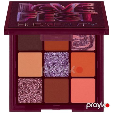 Kölgələr paleti Huda Beauty Love Fest Eyeshadow Palette — Bakı