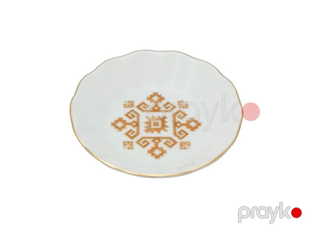 Nəlbəki Porland Arabesque Desen1, farfor, sarı, 11 sm — Mallar, Bakı (3)