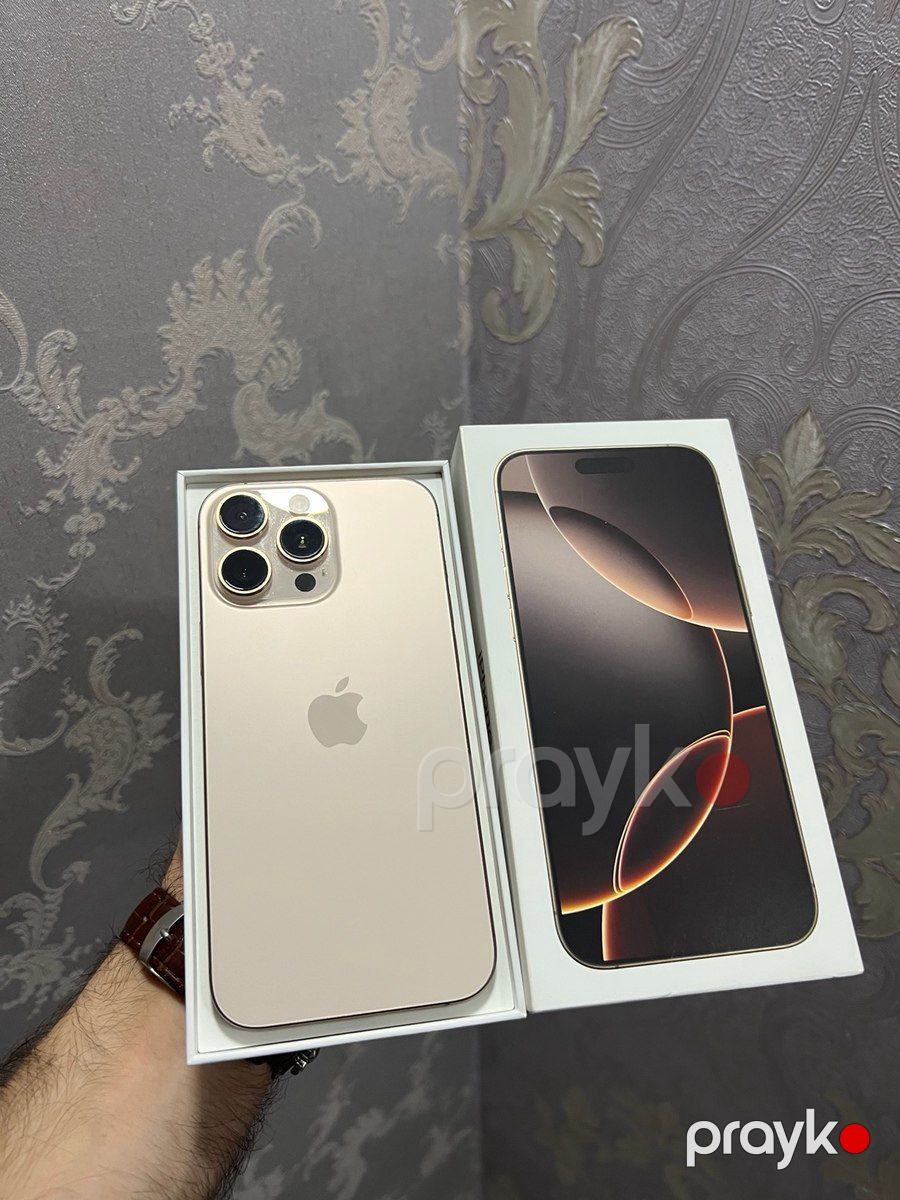 Apple iPhone 16 Pro Max Desert Titanium 256GB/8GB — Smartfonlar, Bakı (6)