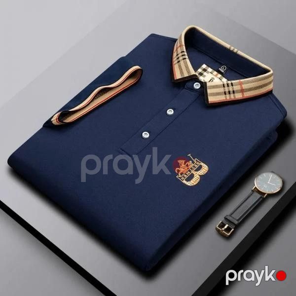 Kişilər üçün polo EB_759, göy, pambıq, ölçü 3XL — Mallar, Bakı (2)